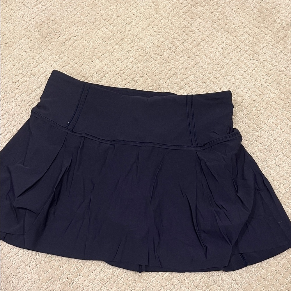 Lululemon dark blue Pleated tennis Skirt